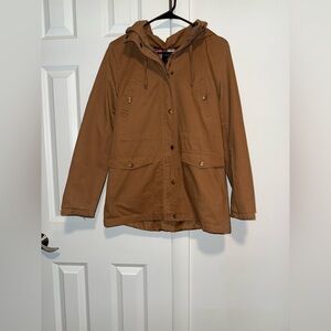 Love Tree Brown Hooded Jacket